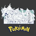 thumbnail image 2 of Boy's Pokemon Classic Characters  Graphic Tee Charcoal Heather X Large, 2 of 5