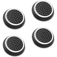 thumbnail image 1 of Ensemble de 4) Joysticks Analogiques de Performance avec Prises de Pouce Compatibles avec PS5, PS4, Xbox One, Xbox Series X/S (Noir/blanc), 1 of 6