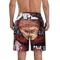 thumbnail image 4 of Jujutsu Kaisen Men's Swim Trunks Quick Dry Board Shorts Bathing Suit Swimsuits Beach Shorts with Mesh Lining, 4 of 7