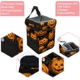 thumbnail image 2 of Pumpkin Foldable Car Trash Can with Lid, Leak-proof Mini Trash Can, Hanging Storage Bag, Car Trash Bin, 2 of 6
