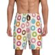 thumbnail image 1 of Fotbe Colorful Donuts Pantalones Cortos de Pijama para Hombre, Ropa de Dormir, Pantalones de Pijama Cortos para Hombre-X-Large, 1 of 6