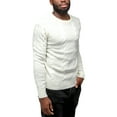 thumbnail image 3 of X RAY JEANS Mens Cable Knit Crewneck Pullover Sweater, Off White, 2XL, 3 of 6