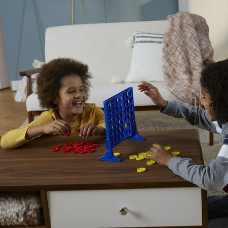 Connect 4 Classic Grid Board Game, 4 in a Row Strategy Board Games for Kids