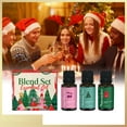 thumbnail image 1 of Set de 3 aceites aromáticos navideños - Aceite de aromaterapia festivo para difusor y baño. Set de regalo navideño hidratante y relajante de 30 ml. Fragancia esencial hidratante., 1 of 9