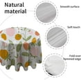 thumbnail image 3 of Coolnut 60"x60" Round Tablecloth, Strawberry and Flowers Leaves Modern Table Cover for Home Decoration Washable Table Cloth for Dinner Picnic, 3 of 5