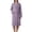 Purple, variant on SELONE Fluffy Bathrobes for Women Coral Fleece Robe Lace up Long Sleeve Sleepwear with Pockets Spa Shower Housecoat