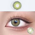 thumbnail image 4 of Lentes de contacto de color Mill CREEK con grado de potencia, lentillas anuales púrpuras, maquillaje gris, 1 año, 4 of 5