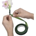 thumbnail image 2 of Cinta de flores Laklulu, cinta de floristería verde de 30 m x 10 mm para ramo, 3 rollos, 2 of 4