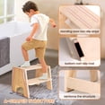 thumbnail image 2 of Taburete Woodure para niños pequeños, regulable en altura, 2 unidades, 2 of 6