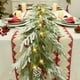 thumbnail image 3 of Decoraciones navideñas, adornos navideños, regalos navideños, piñas artificiales navideñas con ramas y enredaderas de pino nevado, enredadera de pino derretida por la nieve, 3 of 5