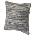 thumbnail image 2 of 16" Handwoven Wool & Cotton Throw Pillow Cover with Woven Knit Texture, 2 of 8