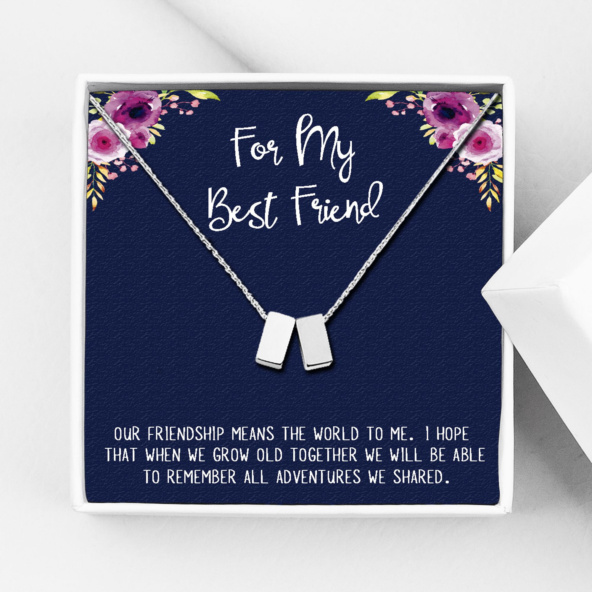 quote Valentine’s Day various charms and colours best friend for life card wish bracelet wife gift wish