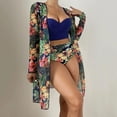 thumbnail image 1 of WILLBEST Traje de Baño Tankini para Mujer, Traje de Baño con Curvas, para Playa, Sexy, Abierto Por delante, Bikini, Kimono, Cárdigan, Ropa de Playa Larga y Fluida, 1 of 7
