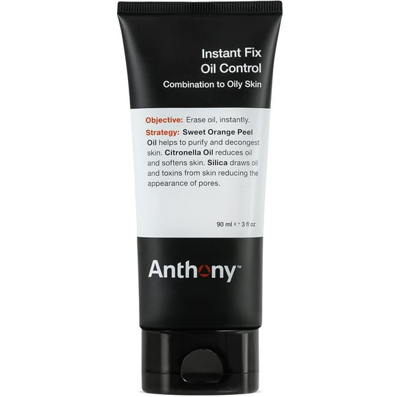 Instant Fix Oil Control, 3 Fl Oz, Contains Sweet Orange Peel and Citronella Oils, Silica, Absorbs Excess Grease, Reduces Appearance Of Pores, Purifies and Softens Skin
