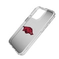 thumbnail image 2 of Arkansas Razorbacks Linen Logo iPhone Clear Case, 2 of 6