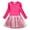 R163-Hot Pink, variant on RMGVDSD Little Girl's Dress Spring Toddler Girls Dresses Long Sleeve Party Stars Prints Tulle Princess Dresses Daily Casual Sundress 18-24 Months