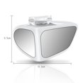 thumbnail image 2 of 360° Rotation Mirror Universal Car Blind Spot Mirror Double-sided Glass 360° Rotatable Suv Truck Auto Wide Angle Left Right Rearview Wing Mirror, 2 of 8