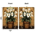 thumbnail image 5 of FORMRS Acrylic Clipboard with Low Profile Clip Standard A4 Letter Size, 12.5" x 9", White Calla Butterfly, 5 of 8