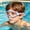 Color#a, variant on Children's Large Frame Waterproof and Anti Fog Swimming Goggles, Toddler Goggles Swim Mask with HD Frame for Kids
