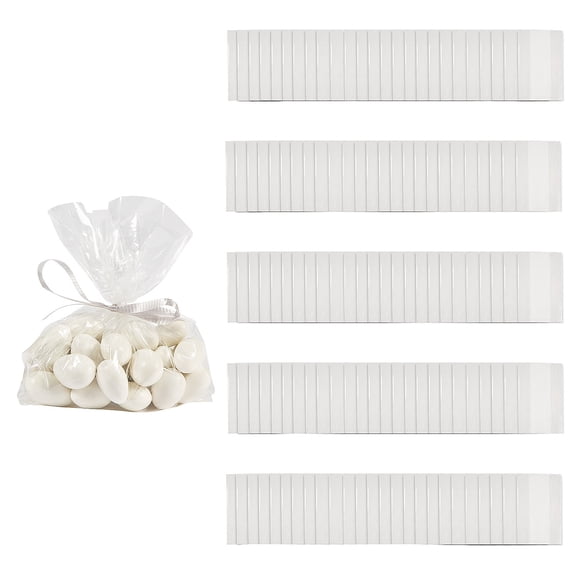 Fun Express Clear Cellophane Treat Bags - 4" x 5 1/2" - Bulk 150 Pc