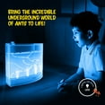 thumbnail image 3 of Dan&Darci Light-up Ant Farm Terrarium Kit for Kids – LED Ant Habitat for Live Ants with Nutrient Rich Gel - Watch Ants Dig Their Own Tunnels- Nature Learning, Science Toys, Gift for Boys & Girls, 3 of 9