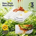 thumbnail image 3 of Fit Meal Prep [500 Pack] 15 x 10.75" Wax Paper Sheets for Food, Interfolded Precut Deli Pop Up Grease-Proof Sandwich Paper Wraps, Waterproof for Lunch, Food Basket, Microwave Cover, BBQ, 3 of 7