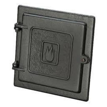 8x8 Cast Iron Clean Out Door for Chimney - USA Made - Easy Installation - Debris Removal Access - Durable Fireplace Cleanout Cover