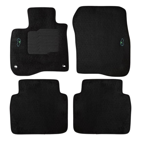 Carpet Floor Mats Fit for 2017 to 2022 Honda CR-V with Non-Slip Heel Pad and Safety Locks - ecoMats