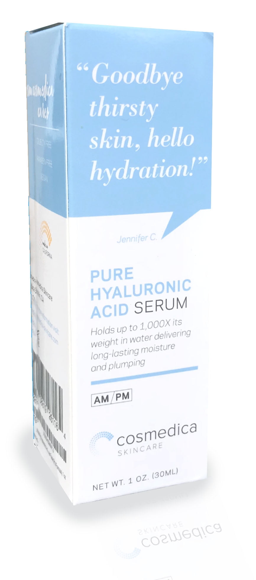 Cosmedica Skincare Pure Hyaluronic Acid Serum 1oz