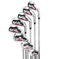 thumbnail image 1 of Wilson Velocity HDX Men's Right Handed 8 Piece Steel Iron 4-PW+SW Golf Club Set, 1 of 5