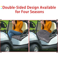 thumbnail image 5 of 2X Golf Cart Seat Covers,Heavy Duty Oxford Cloth Golf Cart Seat Blanket Covers for 2-Person Seats Club Car, 5 of 9