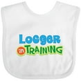 thumbnail image 3 of Inktastic Logger in Training Logging Boys or Girls Baby Bib, 3 of 4