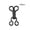 Black A, variant on 100Pcs/lot Sewing Hooks and Eyes Closure Bra Hooks Metal Eyes Closure Clothing Fasteners Sewing Snaps Hooks and Eyes Set
