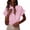 Pink, variant on OGLCCG Womens Plaid Ruffle V Neck Button Down Shirts Casual Short Sleeve Gingham Trendy Tops Loose Fit Work Checkered Shirt,XXL,Red