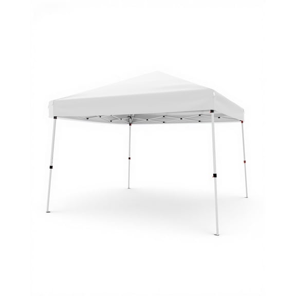 12x12 FT Pop Up Canopy Tent, Outdoor Instant Shelter with Slant Legs & Carrying Bag – Portable Gazebo for Patio, Deck, Garden or Beach