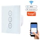 thumbnail image 1 of Interruptor de persiana enrollable conectado WiFi, interruptor de pared cortina compatible con Alexa Voice Remote Wi-Fi Switch pantalla táctil, interruptor de pared táctil [requiere línea neutra, 1 of 5