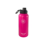 Smart Flask Stainless Steel Water Bottle Vacuum Insulated 32oz with Big Swig Sports Lid. Keeps Your Beverage Cold for 24 Hours and Hot for 8 Hours.