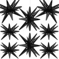 thumbnail image 1 of Wrbin 8 globos de foil negros en forma de estrella de 69/56 cm para fiesta, 1 of 7