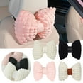 thumbnail image 7 of AUDeals Car Bow Pillow Cute Headrest Pillow with Bowknot Soft Neck Cushion for Driving, Travel Kawaii Car Accessories & Home Decor, 7 of 7