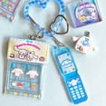 thumbnail image 3 of Miniso Sanrio Hello Kitty Kuromi Retro Flip Phone colgante llavero Ins estudiante Tarjeta de Identificación Love Bean funda protectora para foto, 3 of 5