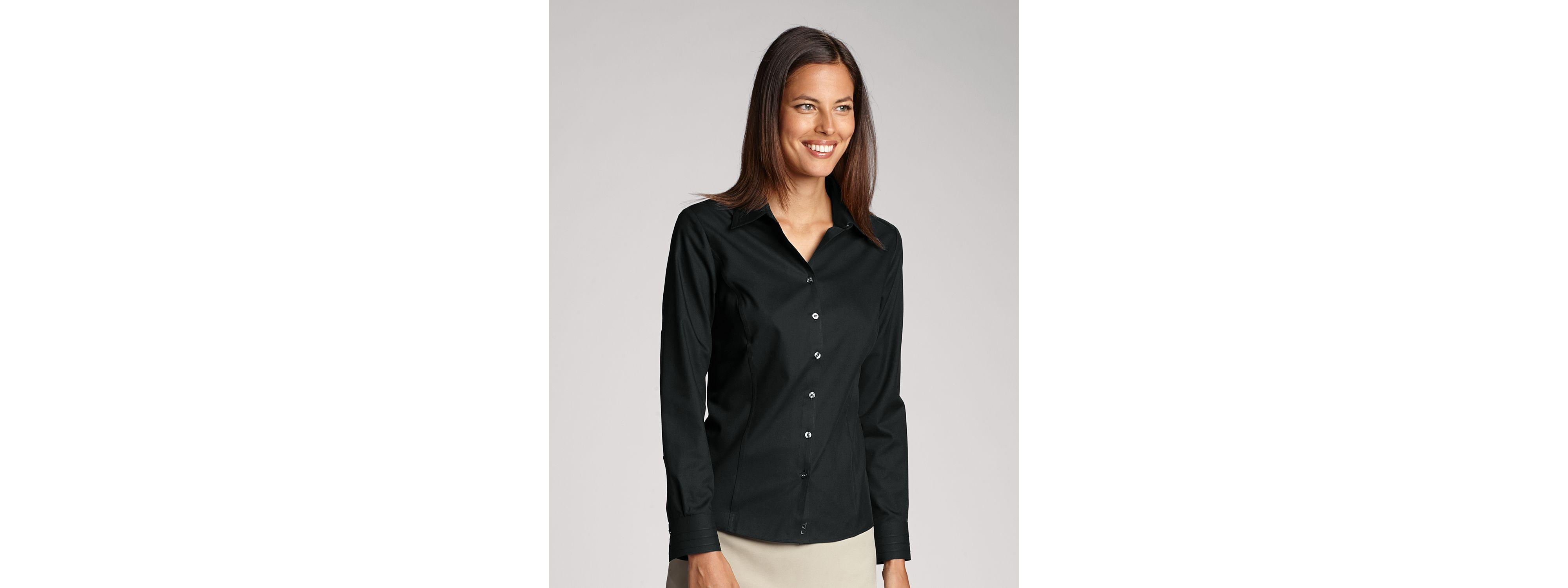 Cutter & Buck Epic Easy Care Fine Twill Womens Long Sleeve Dress Shirt - image 2 of 2