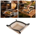 thumbnail image 2 of Silicone Baking Mat Convertible Oven Liner with Snap Corner Non‑Stick Reusable Baking Tray for Cookies Macarons Bread Pizza Home Baking Grey 11.81x15.75x0.02Inch, 2 of 6