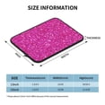 thumbnail image 4 of Bingfone Rose Red Glitter Laptop Sleeve Case 13 Inch, 360° Protective Computer Carrying Bag, 4 of 9
