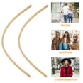thumbnail image 7 of ADDHAT 1 Pair DIY Bag Handles Yellow Replacement Supply for Women Craft Projects with 8 Rivets, 7 of 7
