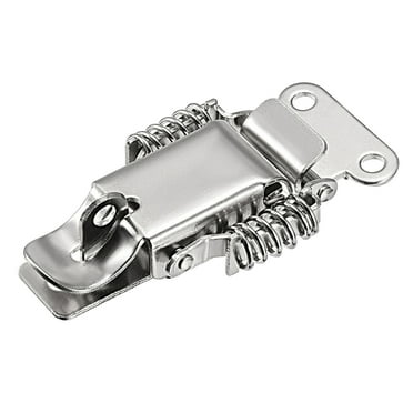 Yinpecly 2Pcs Compression Spring Toggle Latch – Nickel-Plated Iron, 2.28 Inch, For Cabinets, Toolboxes, Instrument Cases