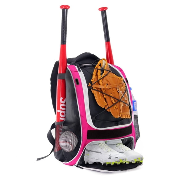 Mochila de béisbol WOLT Youth para béisbol, sóftbol y T-ball