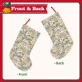 thumbnail image 2 of Fuzoiu Daisy Print 18 inches Christmas Stockings, Personalized Christmas Stockings,for Family Decorations Hanging Ornament for Xmas Holiday Party, 2 of 7
