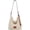 B-beige, variant on JKCCZLL Women Small Cotton Crochet String Bag Handwoven Summer Beach Bag Knitted Vacation Shoulder Bag Purse Handbag,B-beige,outdoor