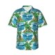 thumbnail image 1 of Balery Hawaii Palms Camisas hawaianas de manga corta para hombre, camisas playeras de corte holgado, camisas de vacaciones con botones,Medium, 1 of 7