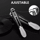 thumbnail image 5 of Cuerdas Para Saltar Ajustable, Con Contador, 2 Formas Gris/Negro, 5 of 6
